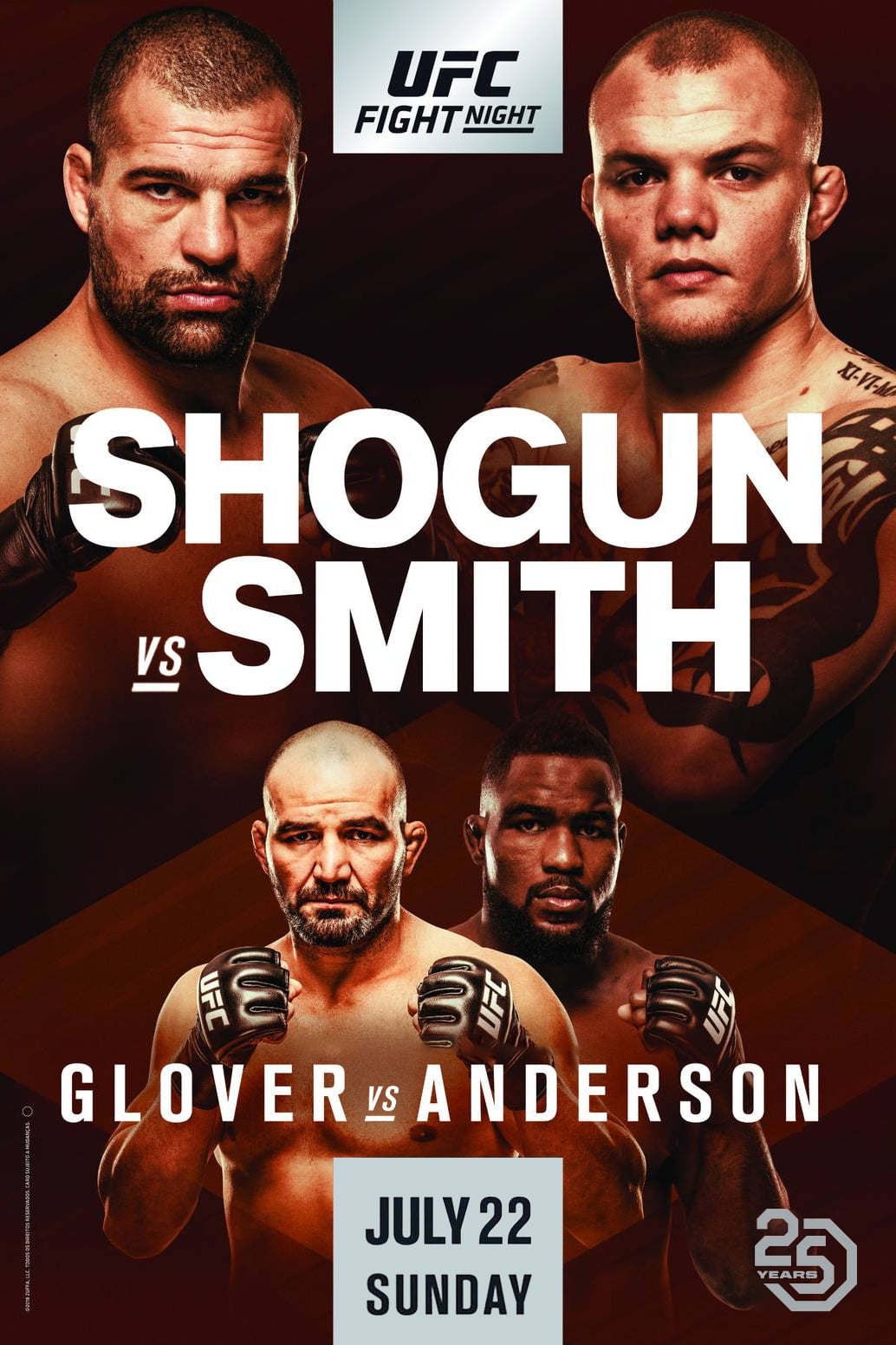 UFC Fight Night 134: Shogun vs. Smith | UFC Fight Night 134: Shogun vs. Smith