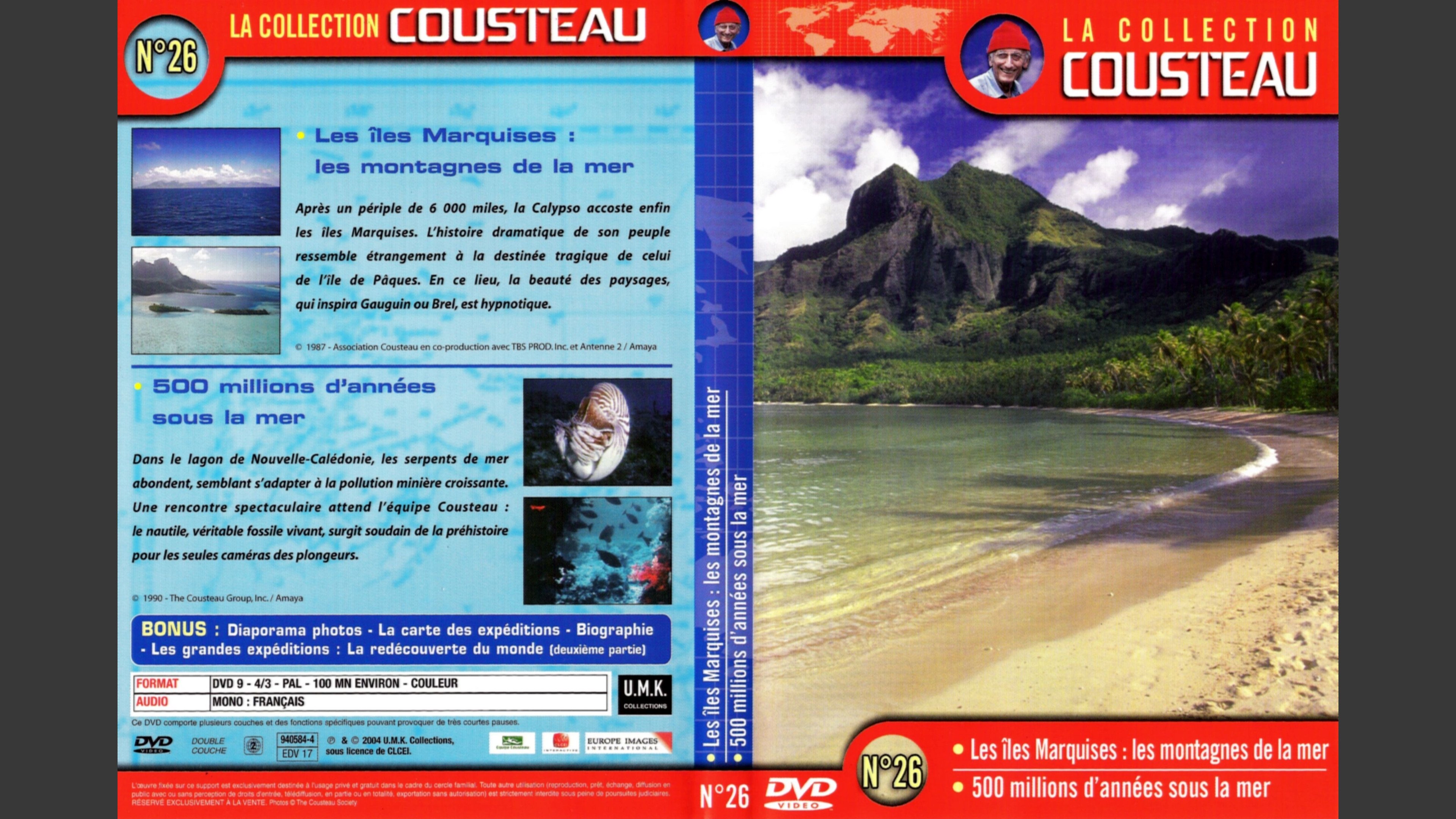 La collection Cousteau N°26 | Les îles Marquises : les montagnes de la mer | 500 millions d'années sous la mer|La collection Cousteau N°26 | Les îles Marquises : les montagnes de la mer | 500 millions d'années sous la mer